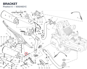 BRACKET 83024821C diagram position