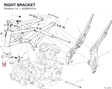 RIGHT BRACKET 83026101A diagram position