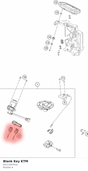 Diagram preview: Blank Key KTM (64111067010)