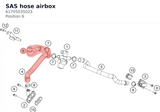 Diagram preview: SAS hose airbox (61705035023)