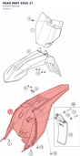 Diagram preview: REAR PART 65SX 17 (4630801300028B)