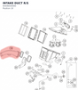 Diagram preview: INTAKE DUCT R/S (60406040000)
