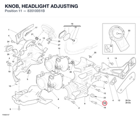 KNOB, HEADLIGHT ADJUSTING 83510051B diagram position