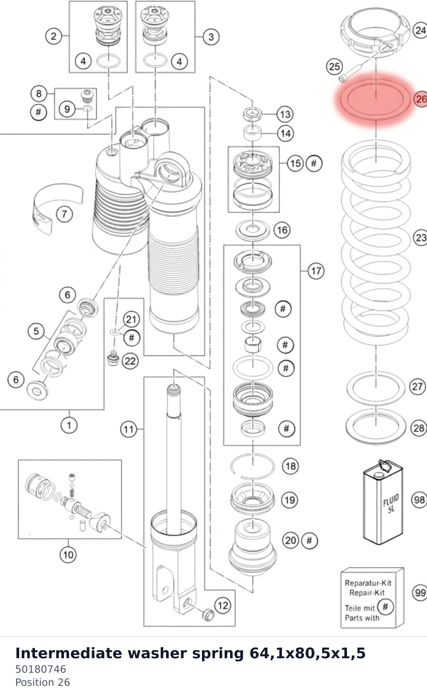 Diagram preview: Intermediate washer spring 64,1x80,5x1,5 (50180746)