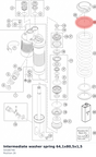 Diagram preview: Intermediate washer spring 64,1x80,5x1,5 (50180746)