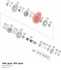 Diagram preview: Idle gear 4th gear (63633014000)