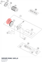Diagram preview: SEEGER RING 10X1,0 (J471010100)