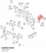 Diagram preview: GUARD CHAIN (96303070000)