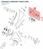 Diagram preview: EXHAUST CAMSHAFT REAR CMPL. (A62636110044)