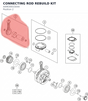Diagram preview: CONNECTING ROD REBUILD KIT (A49030015044)