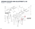 OPENING ROCKER ARM ADJUSTMENT 2.150
