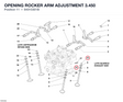 OPENING ROCKER ARM ADJUSTMENT 3.450