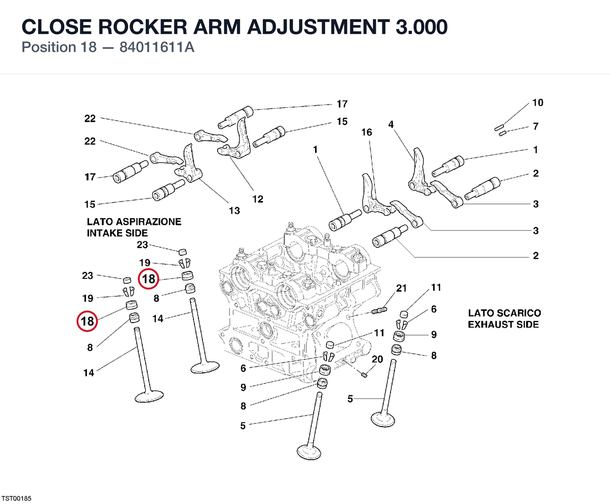 CLOSE ROCKER ARM ADJUSTMENT 3.000