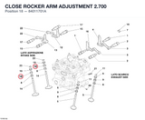 CLOSE ROCKER ARM ADJUSTMENT 2.700