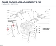 CLOSE ROCKER ARM ADJUSTMENT 2.750