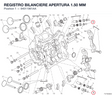 REGISTRO BILANCIERE APERTURA 1.50 MM 84011961AA diagram position