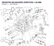 REGISTRO BILANCIERE APERTURA 1.65 MM 84011961AD diagram position