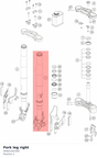 Diagram preview: Fork leg right (95801002300)