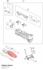 Diagram preview: Intake sleeve (C90036144000)