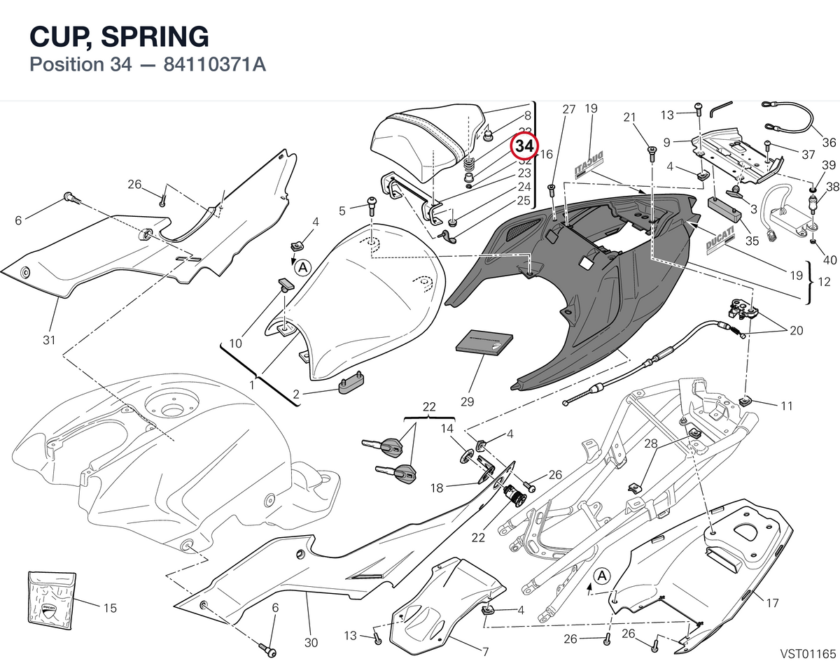 CUP, SPRING 84110371A diagram position