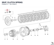 SEAT, CLUTCH SPRING 84110391A diagram position