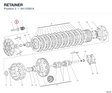 RETAINER 84110561A diagram position