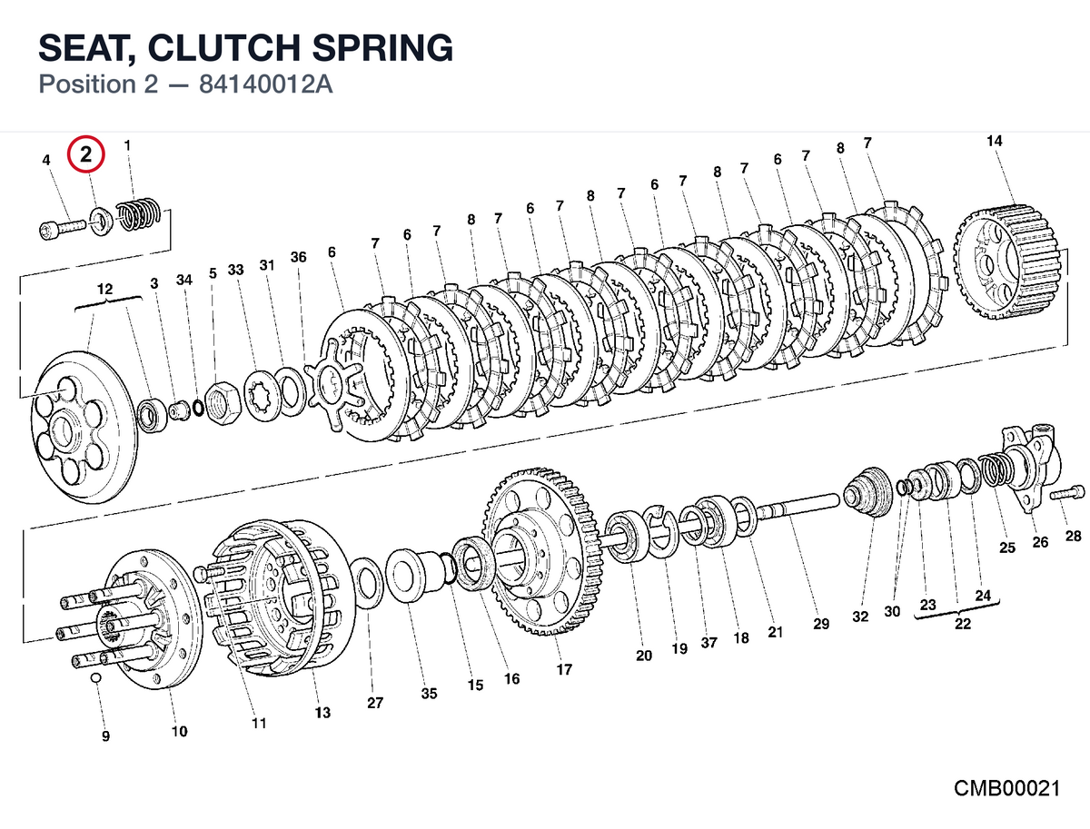 SEAT, CLUTCH SPRING