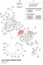 Diagram preview: CAP HEAD SCREW M3X8 (0458030080)