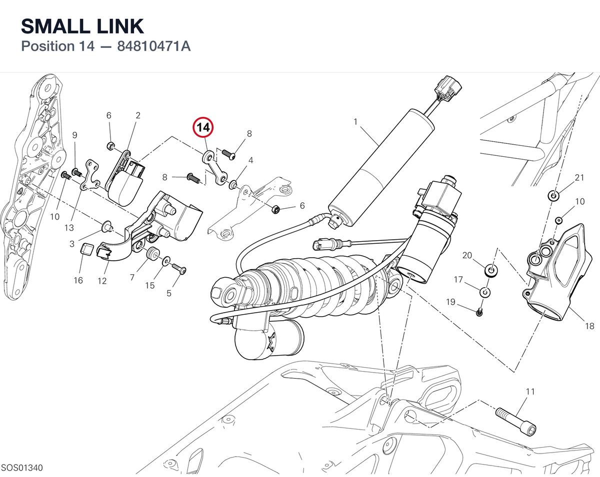SMALL LINK 84810471A diagram position