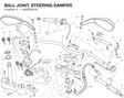 BALL JOINT, STEERING DAMPER