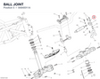 BALL JOINT 84840011A diagram position
