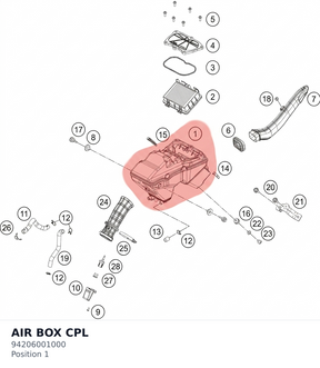 Diagram preview: AIR BOX CPL (94206001000)