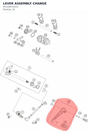 Diagram preview: LEVER ASSEMBLY CHANGE (93134031033)