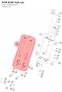 Diagram preview: KTM RC8C fork cpl. (A618C101W402220)