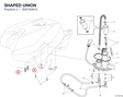 SHAPED UNION 85010061A diagram position