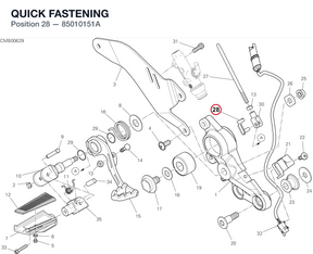 QUICK FASTENING 85010151A diagram position