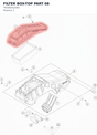 Diagram preview: FILTER BOX-TOP PART 08 (76506002000)