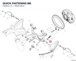 QUICK FASTENING M6 85041581A diagram position