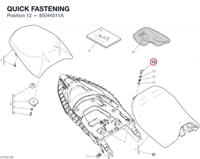 QUICK FASTENING 85044511A diagram position