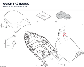 QUICK FASTENING 85044541A diagram position