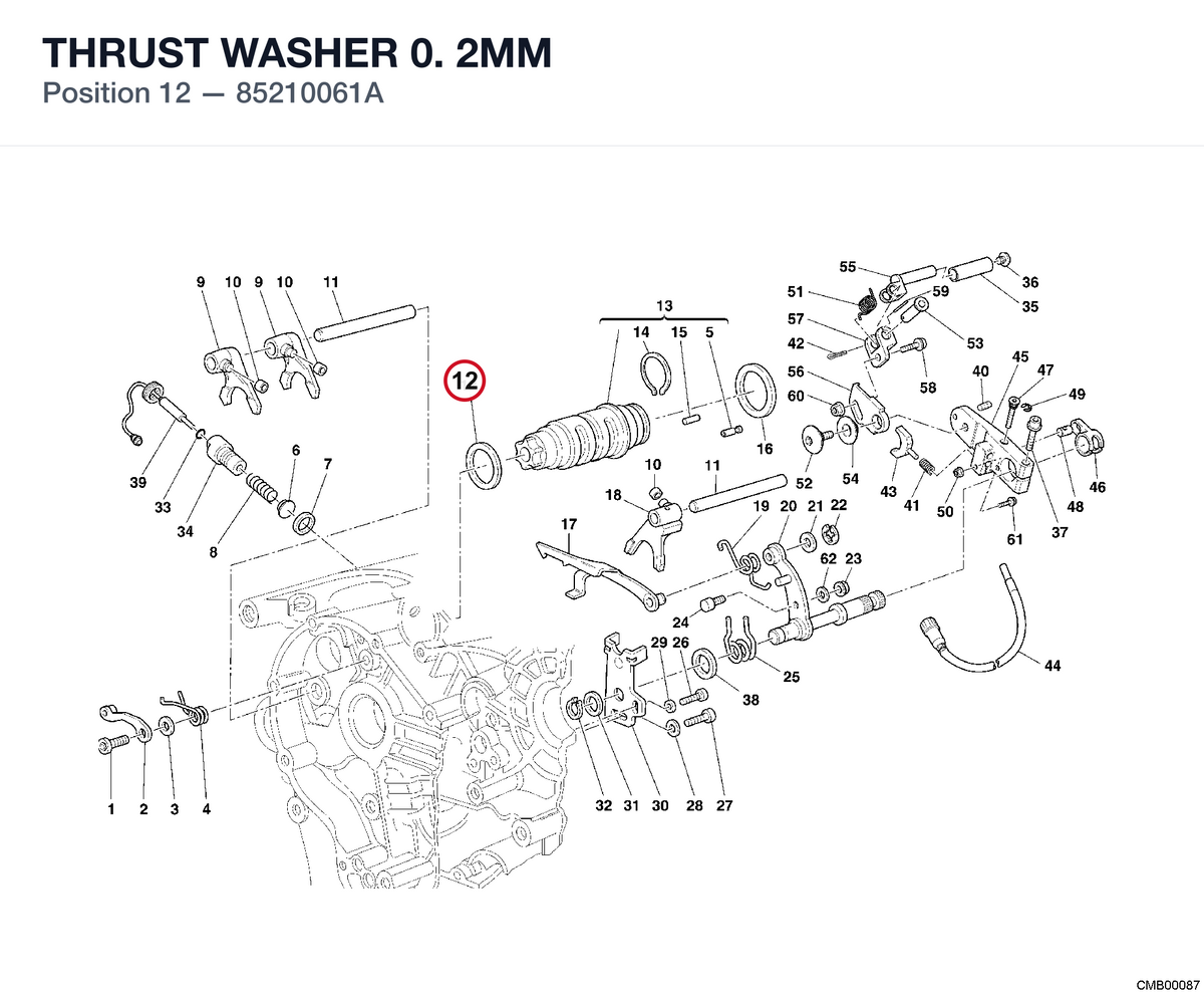 THRUST WASHER 0. 2MM