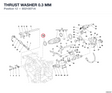 THRUST WASHER 0.3 MM