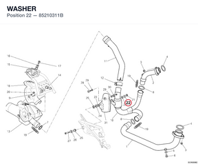 WASHER 85210311B diagram position