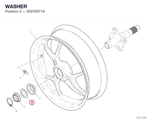 WASHER 85210571A diagram position