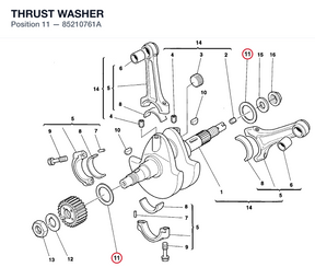 THRUST WASHER 85210761A diagram position