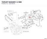THRUST WASHER 1.2 MM