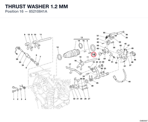 THRUST WASHER 1.2 MM