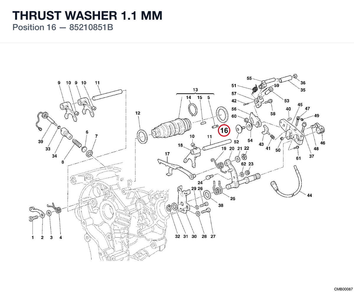 THRUST WASHER 1.1 MM