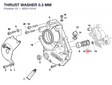 THRUST WASHER 0.3 MM