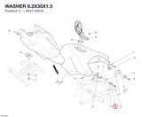 WASHER 6.2X35X1.5